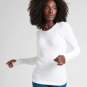 Athleta Speedlight Long Sleeve Top in White